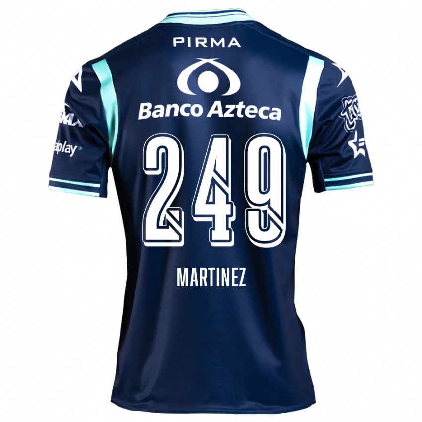 Criança Camisola Juan Martínez #249 Azul-Marinho Alternativa 2024/25 Camisa Brasil