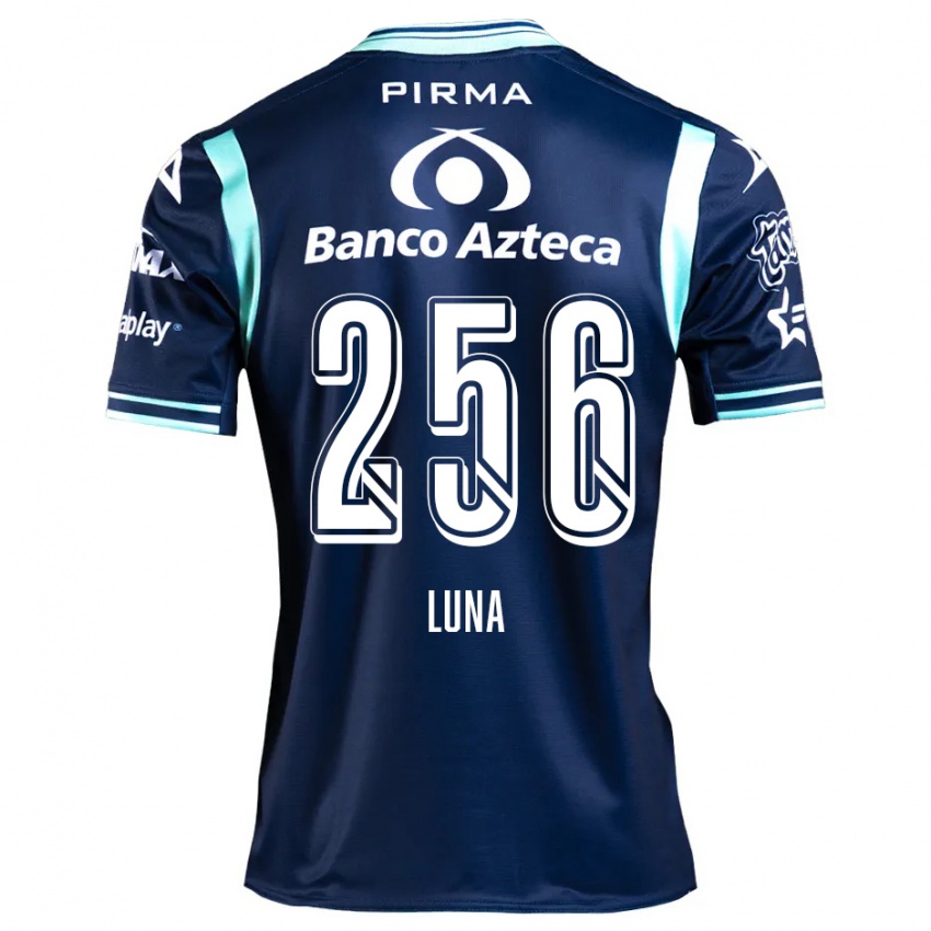 Criança Camisola Ángel Luna #256 Azul-Marinho Alternativa 2024/25 Camisa Brasil