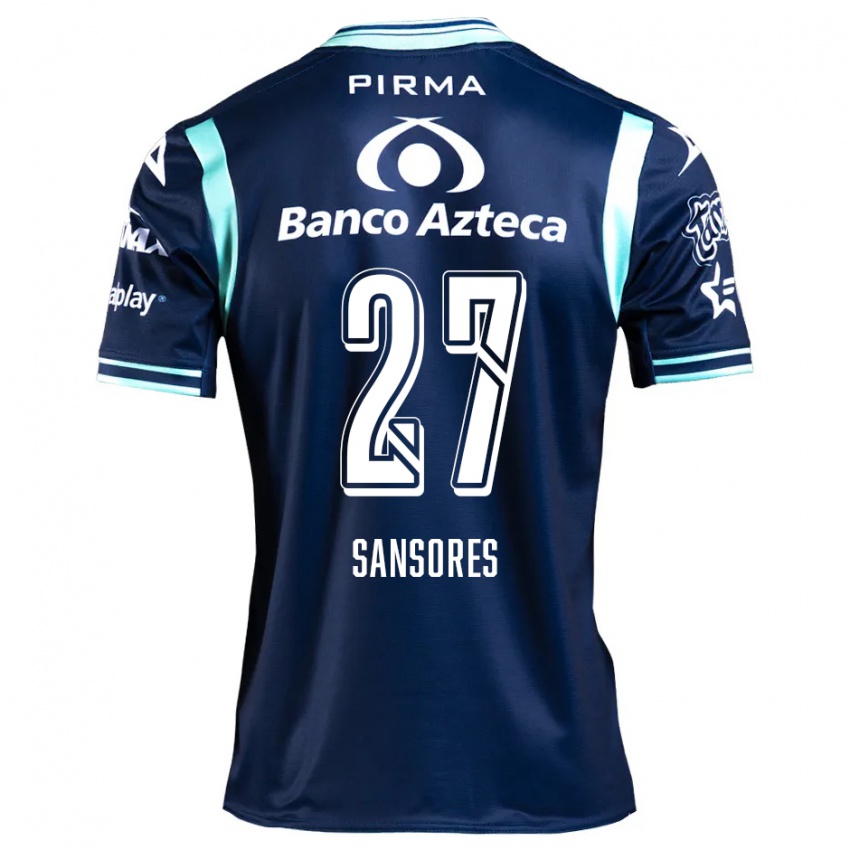 Criança Camisola Miguel Sansores #27 Azul-Marinho Alternativa 2024/25 Camisa Brasil