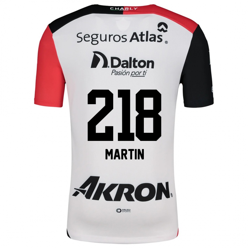 Criança Camisola Jorge San Martín #218 Branco Vermelho Preto Alternativa 2024/25 Camisa Brasil