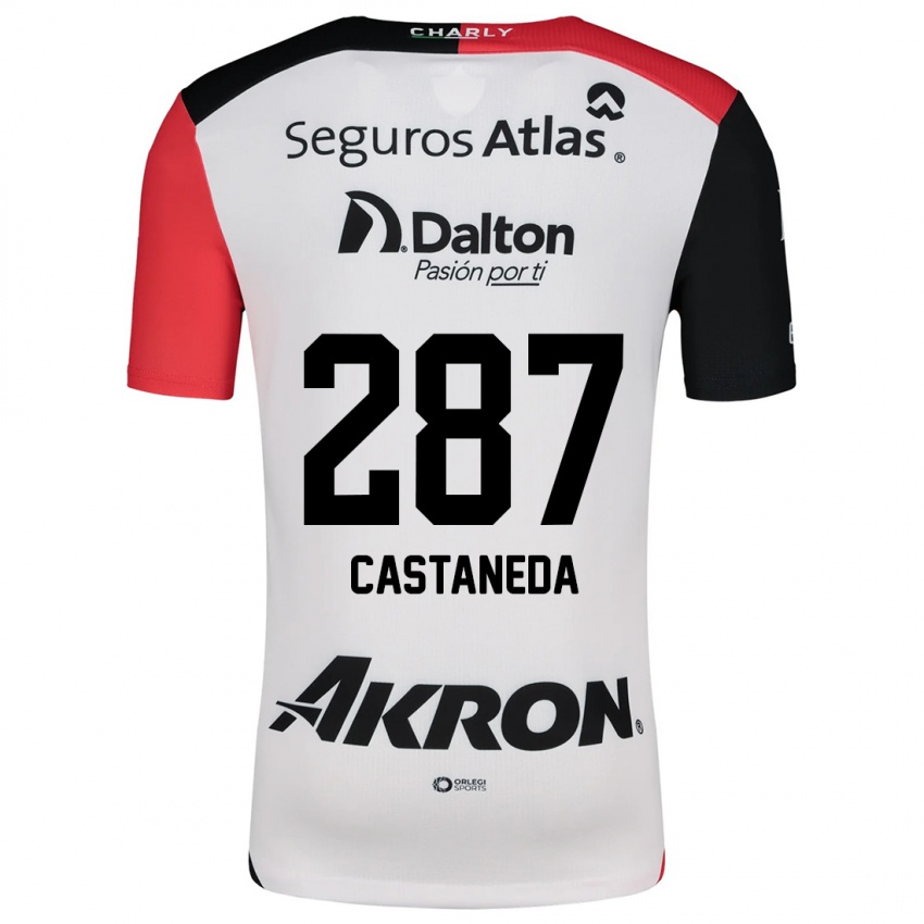 Criança Camisola Mariano Castañeda #287 Branco Vermelho Preto Alternativa 2024/25 Camisa Brasil