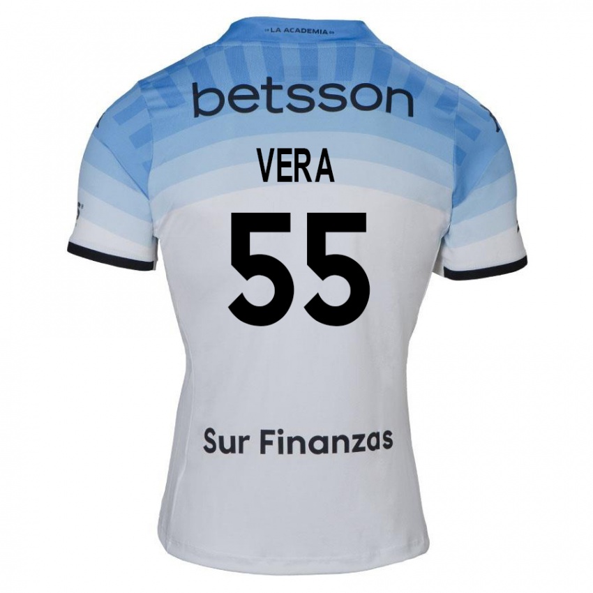 Criança Camisola Santino Vera #55 Branco Azul Preto Alternativa 2024/25 Camisa Brasil