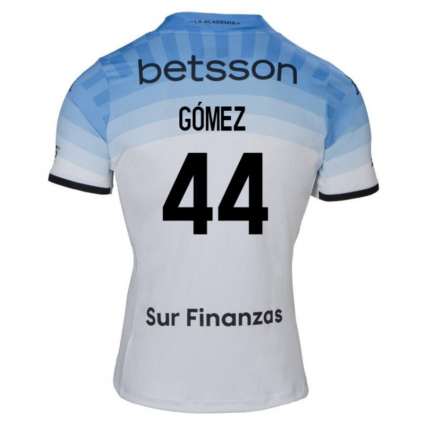 Criança Camisola Francisco Gómez #44 Branco Azul Preto Alternativa 2024/25 Camisa Brasil