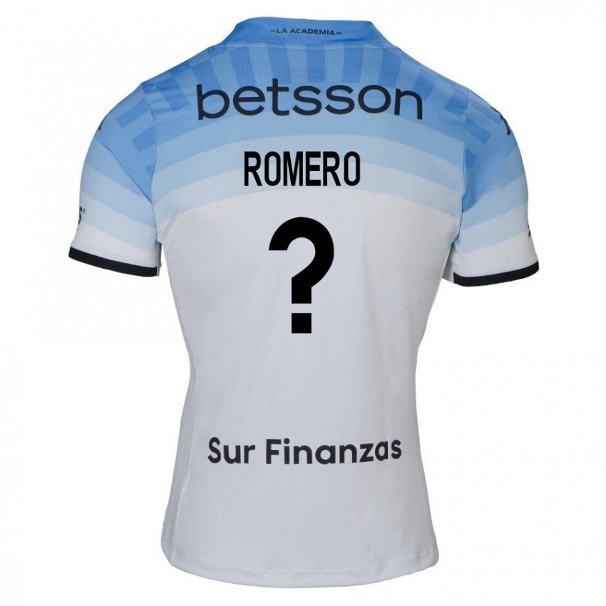 Criança Camisola Benicio Romero #0 Branco Azul Preto Alternativa 2024/25 Camisa Brasil