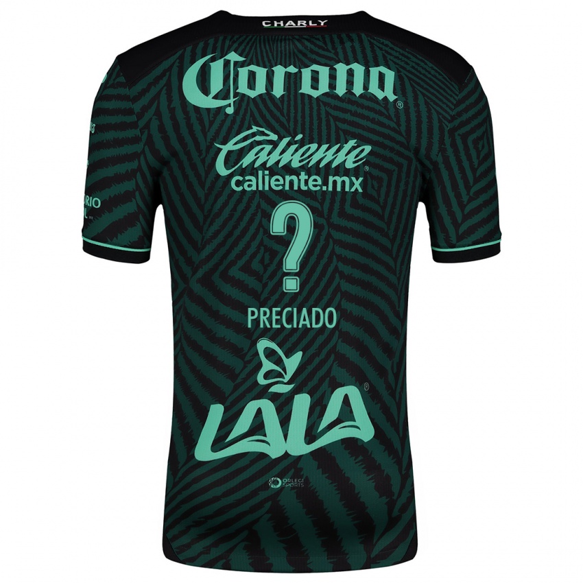 Criança Camisola Harold Preciado #0 Preto Verde Alternativa 2024/25 Camisa Brasil