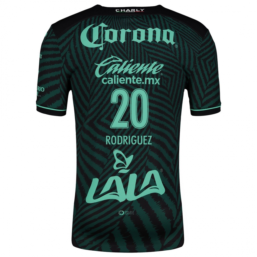 Criança Camisola Hugo Rodríguez #20 Preto Verde Alternativa 2024/25 Camisa Brasil