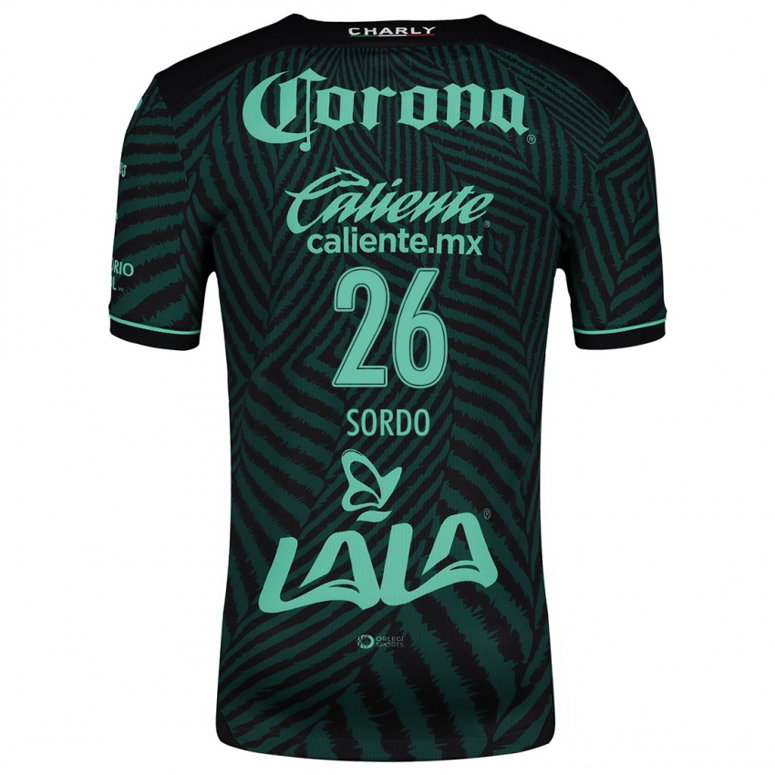 Criança Camisola Ramiro Sordo #26 Preto Verde Alternativa 2024/25 Camisa Brasil