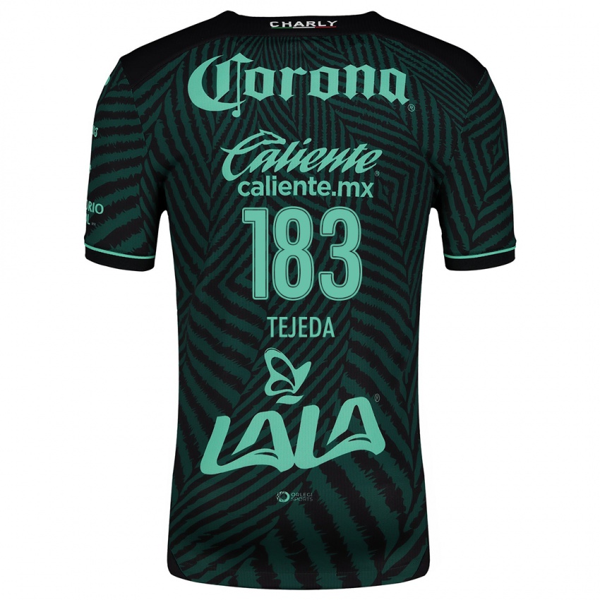 Criança Camisola Juan Tejeda #183 Preto Verde Alternativa 2024/25 Camisa Brasil