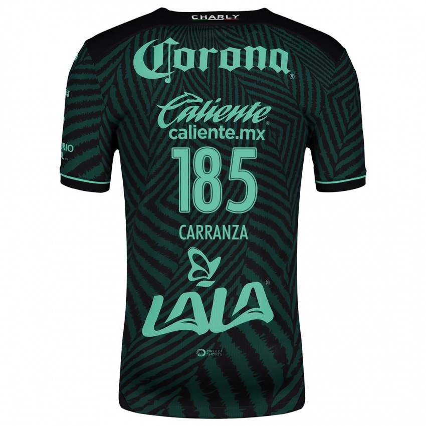 Criança Camisola Héctor Carranza #185 Preto Verde Alternativa 2024/25 Camisa Brasil