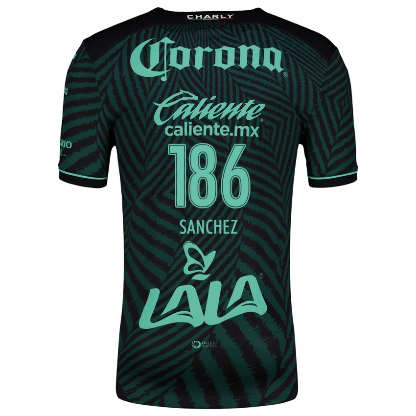 Criança Camisola David Sánchez #186 Preto Verde Alternativa 2024/25 Camisa Brasil