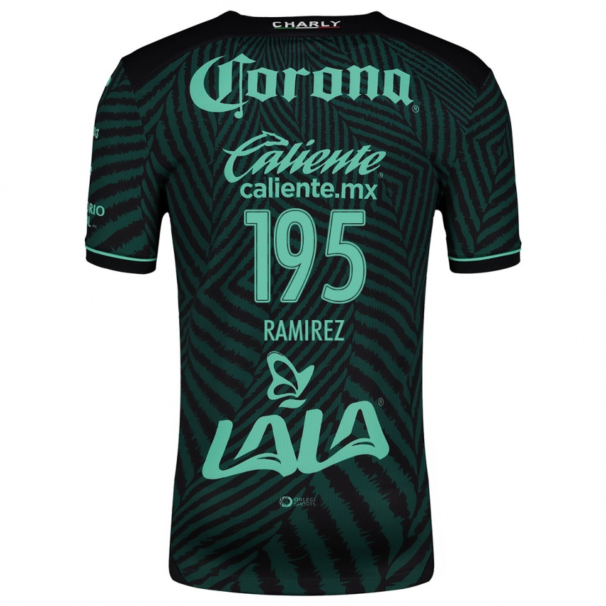 Criança Camisola Jesús Ramírez #195 Preto Verde Alternativa 2024/25 Camisa Brasil