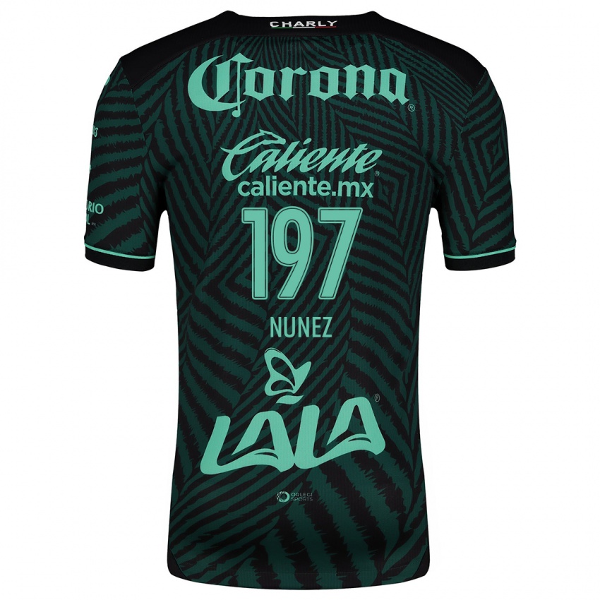 Criança Camisola Kevin Núñez #197 Preto Verde Alternativa 2024/25 Camisa Brasil