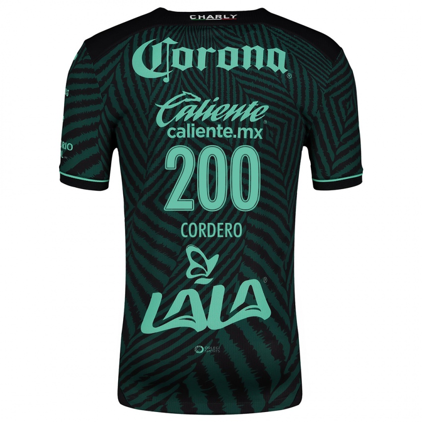 Criança Camisola Mario Cordero #200 Preto Verde Alternativa 2024/25 Camisa Brasil