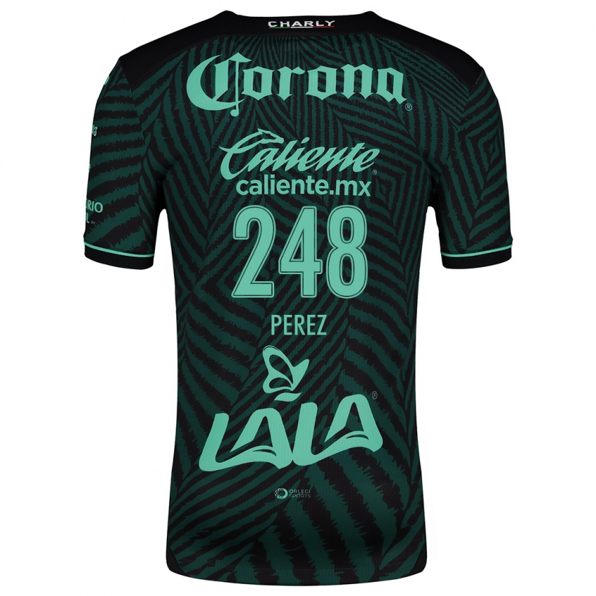 Criança Camisola Jonathan Pérez #248 Preto Verde Alternativa 2024/25 Camisa Brasil