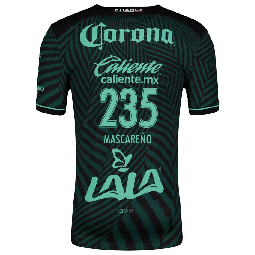 Criança Camisola Luis Mascareño #235 Preto Verde Alternativa 2024/25 Camisa Brasil