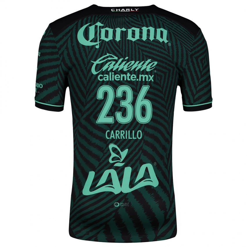 Criança Camisola Fernando Carrillo #236 Preto Verde Alternativa 2024/25 Camisa Brasil