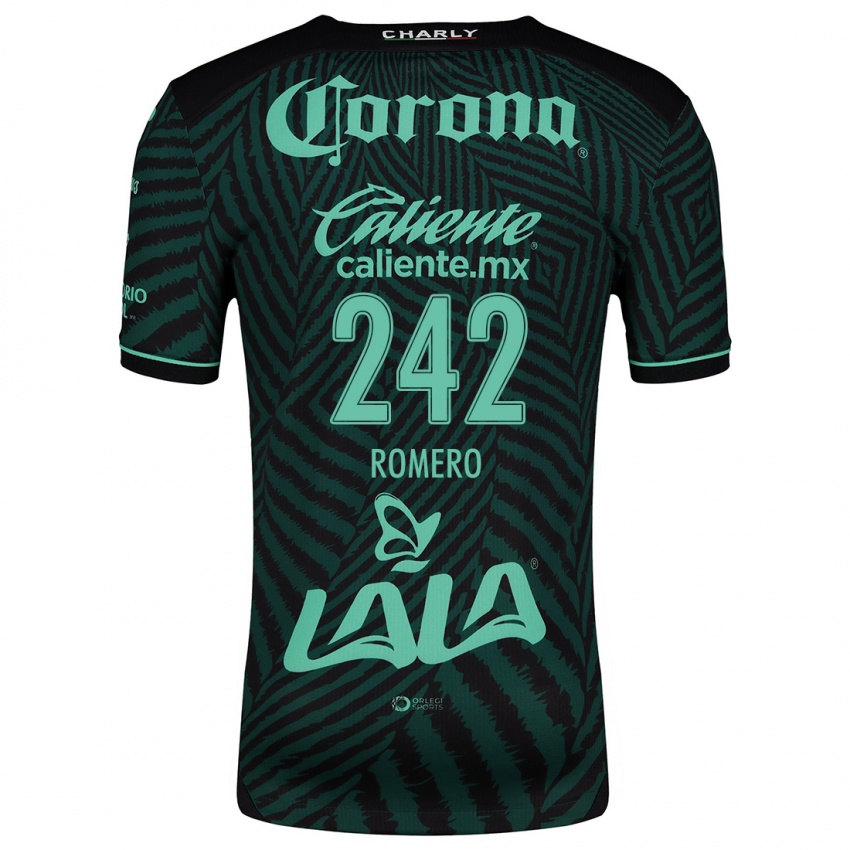 Criança Camisola Ángel Romero #242 Preto Verde Alternativa 2024/25 Camisa Brasil