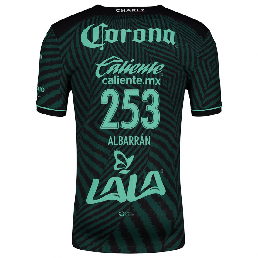 Criança Camisola Rodrigo Albarrán #253 Preto Verde Alternativa 2024/25 Camisa Brasil