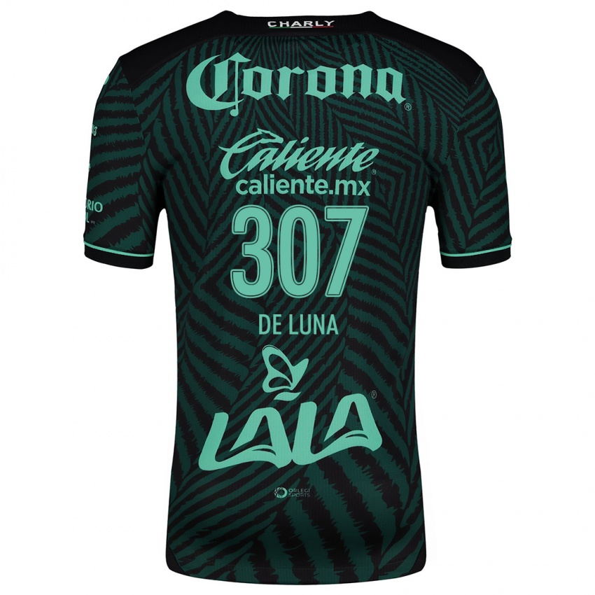 Criança Camisola Eduardo De Luna #307 Preto Verde Alternativa 2024/25 Camisa Brasil