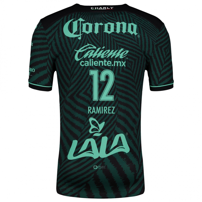 Criança Camisola Santiago Ramírez #12 Preto Verde Alternativa 2024/25 Camisa Brasil