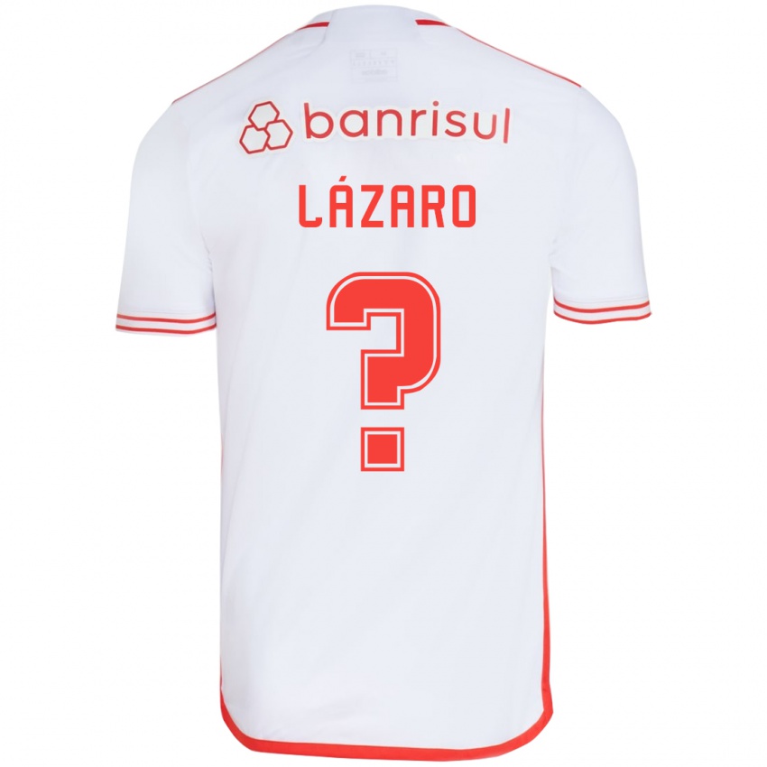 Criança Camisola Lázaro #0 Branco Vermelho Alternativa 2024/25 Camisa Brasil