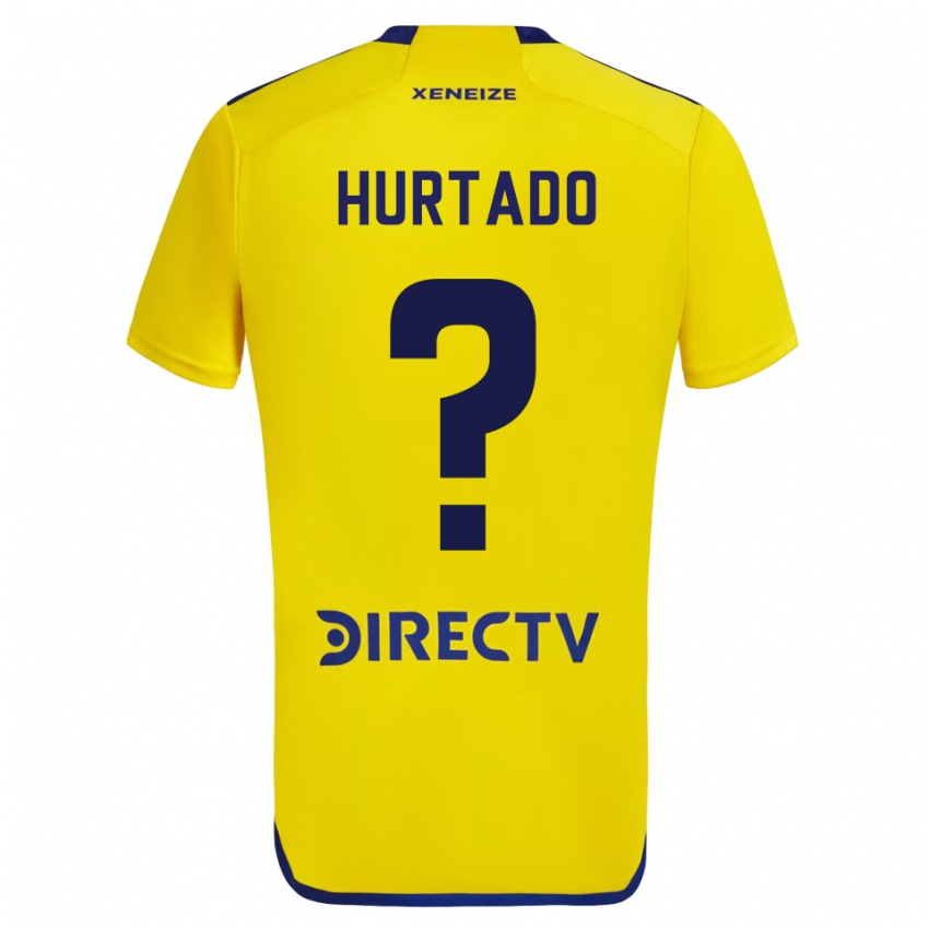 Criança Camisola Jan Hurtado #0 Amarelo Azul Alternativa 2024/25 Camisa Brasil