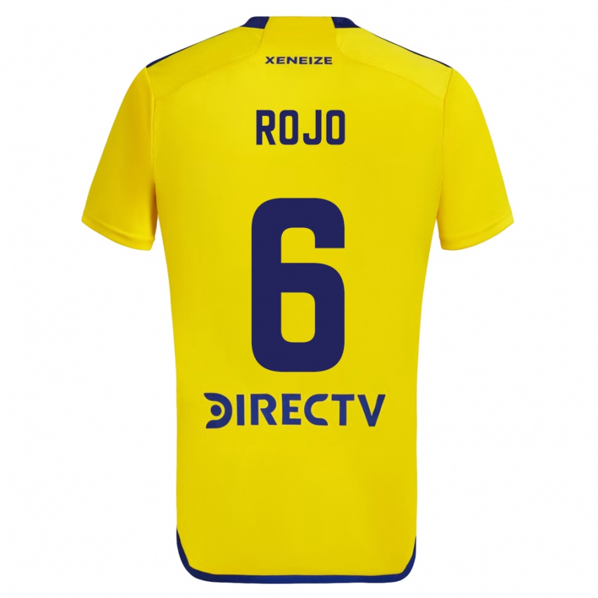 Criança Camisola Marcos Rojo #6 Amarelo Azul Alternativa 2024/25 Camisa Brasil