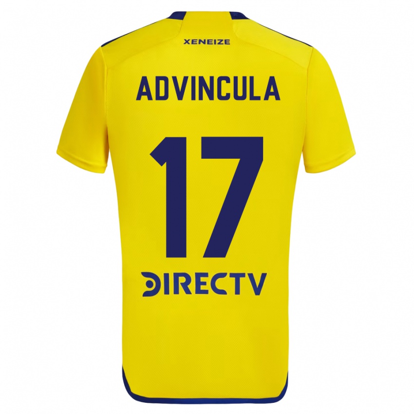 Criança Camisola Luis Advincula #17 Amarelo Azul Alternativa 2024/25 Camisa Brasil