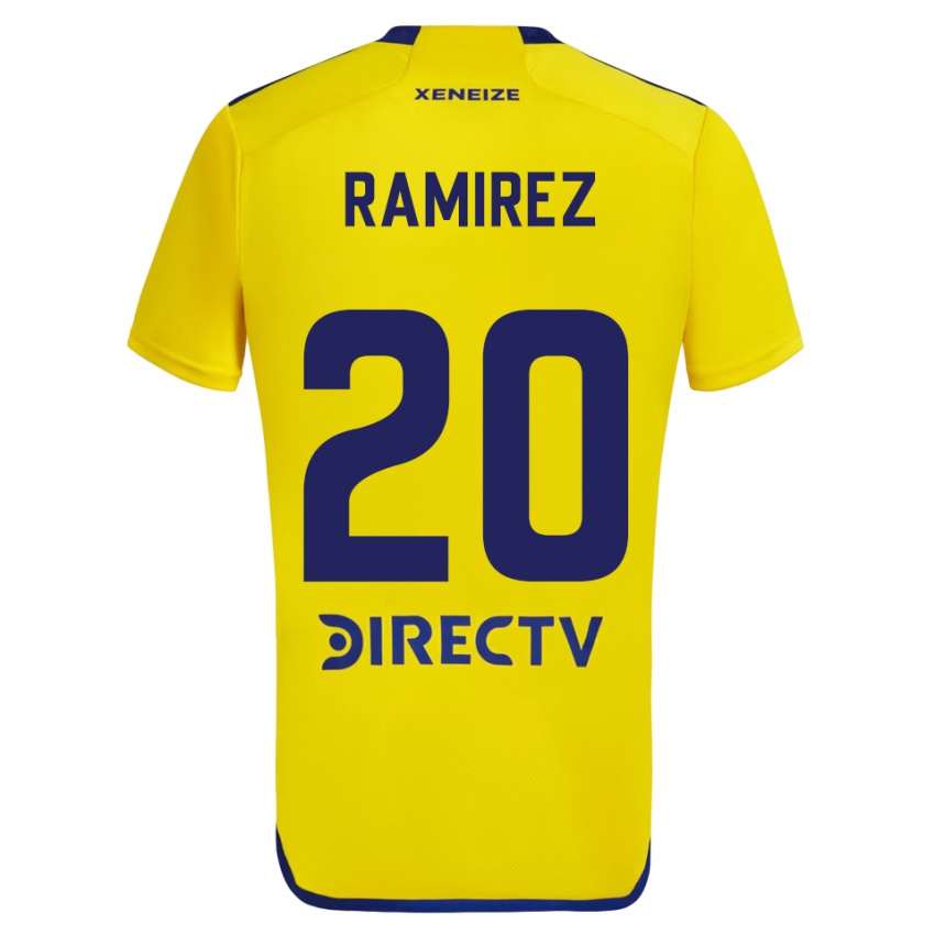 Criança Camisola Juan Ramirez #20 Amarelo Azul Alternativa 2024/25 Camisa Brasil