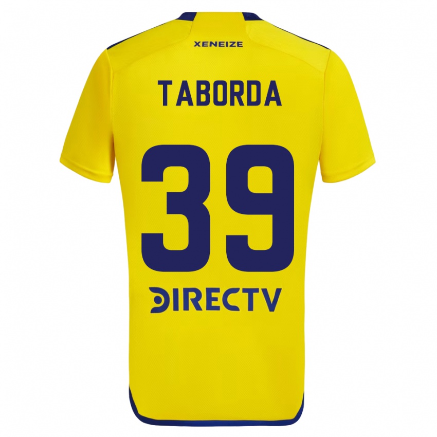 Criança Camisola Vicente Taborda #39 Amarelo Azul Alternativa 2024/25 Camisa Brasil