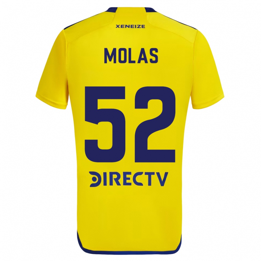 Criança Camisola Walter Molas #52 Amarelo Azul Alternativa 2024/25 Camisa Brasil