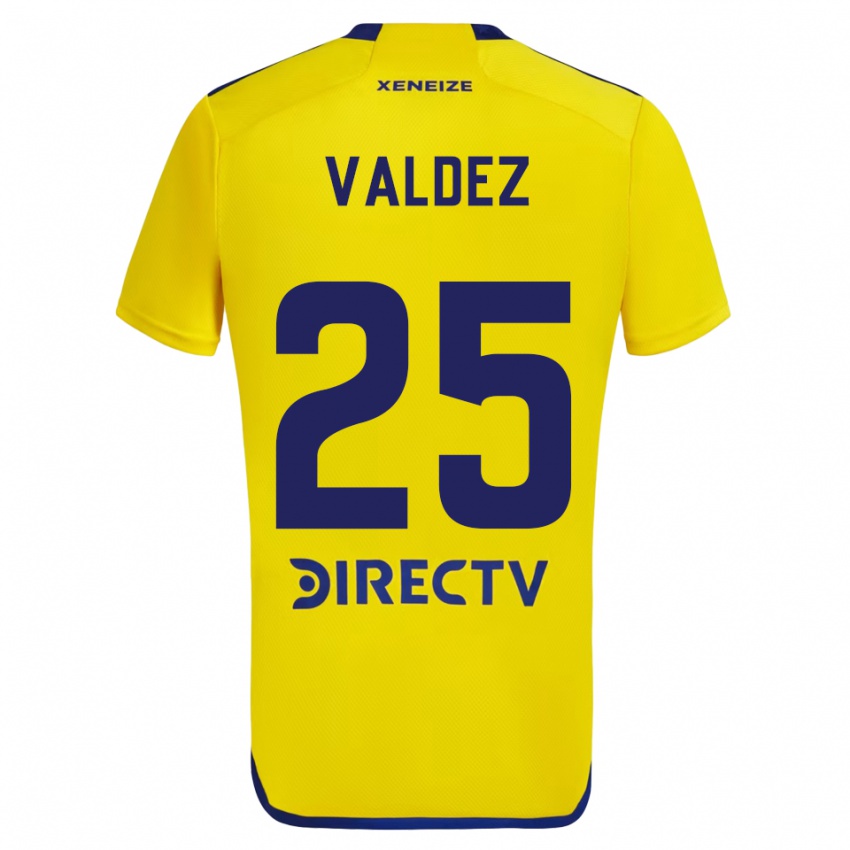 Criança Camisola Bruno Valdez #25 Amarelo Azul Alternativa 2024/25 Camisa Brasil