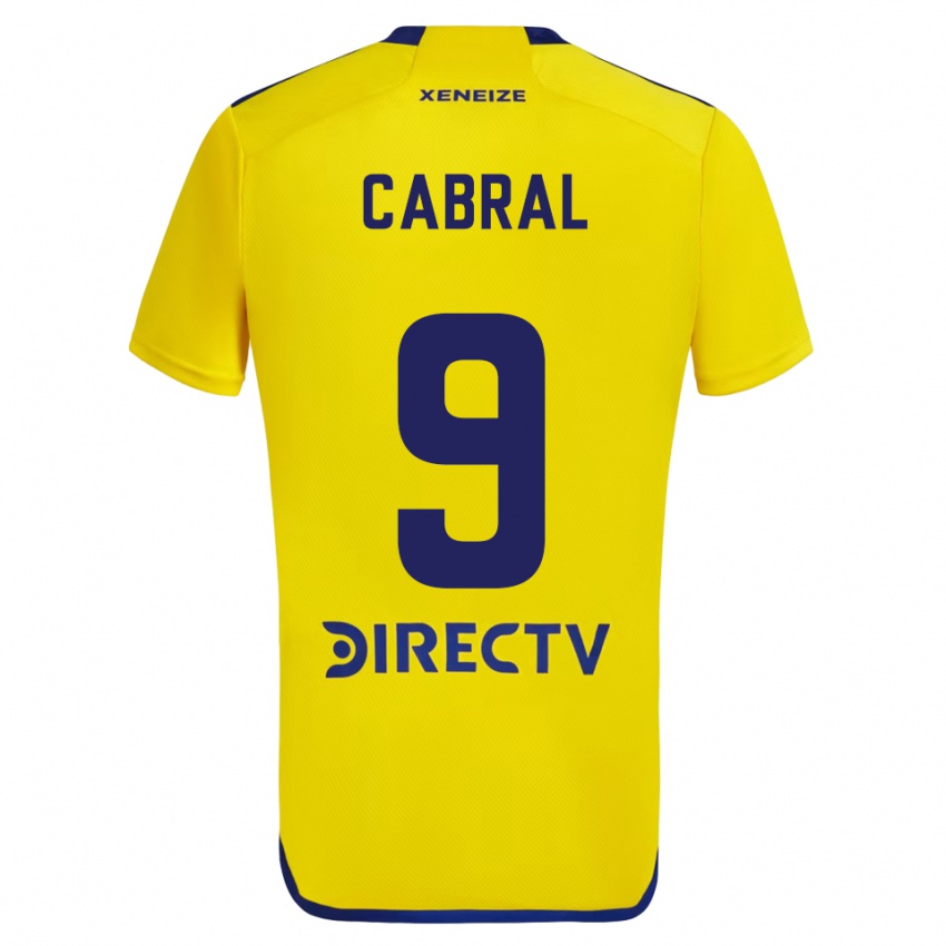 Criança Camisola Bruno Cabral #9 Amarelo Azul Alternativa 2024/25 Camisa Brasil