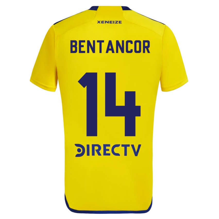 Criança Camisola Thomás Bentancor #14 Amarelo Azul Alternativa 2024/25 Camisa Brasil