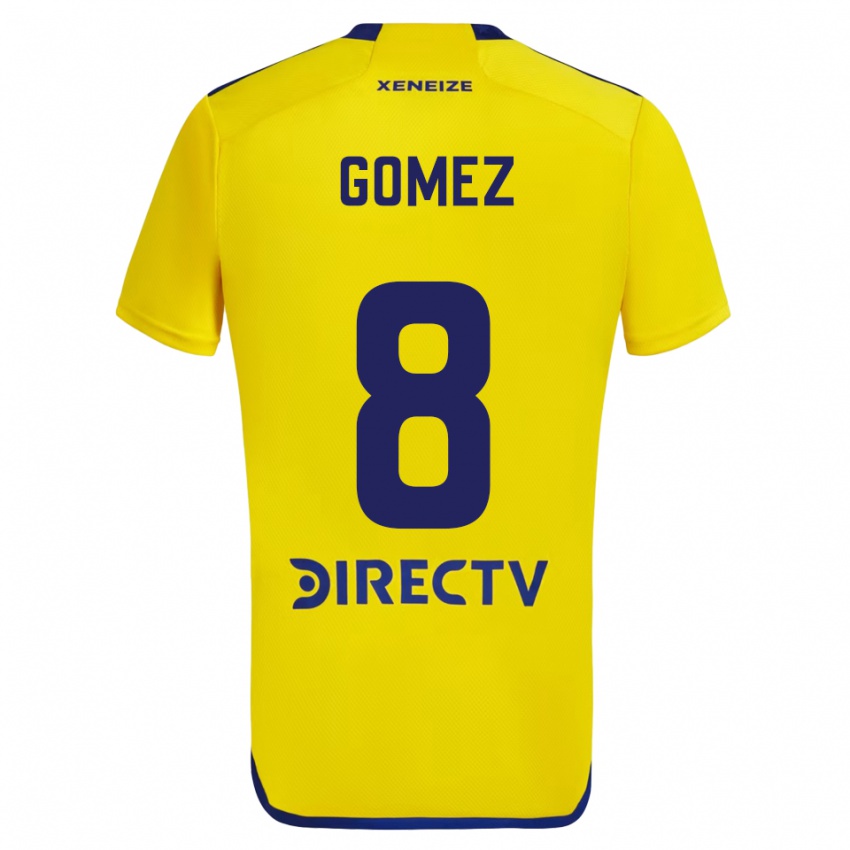 Criança Camisola Camila Gomez Ares #8 Amarelo Azul Alternativa 2024/25 Camisa Brasil