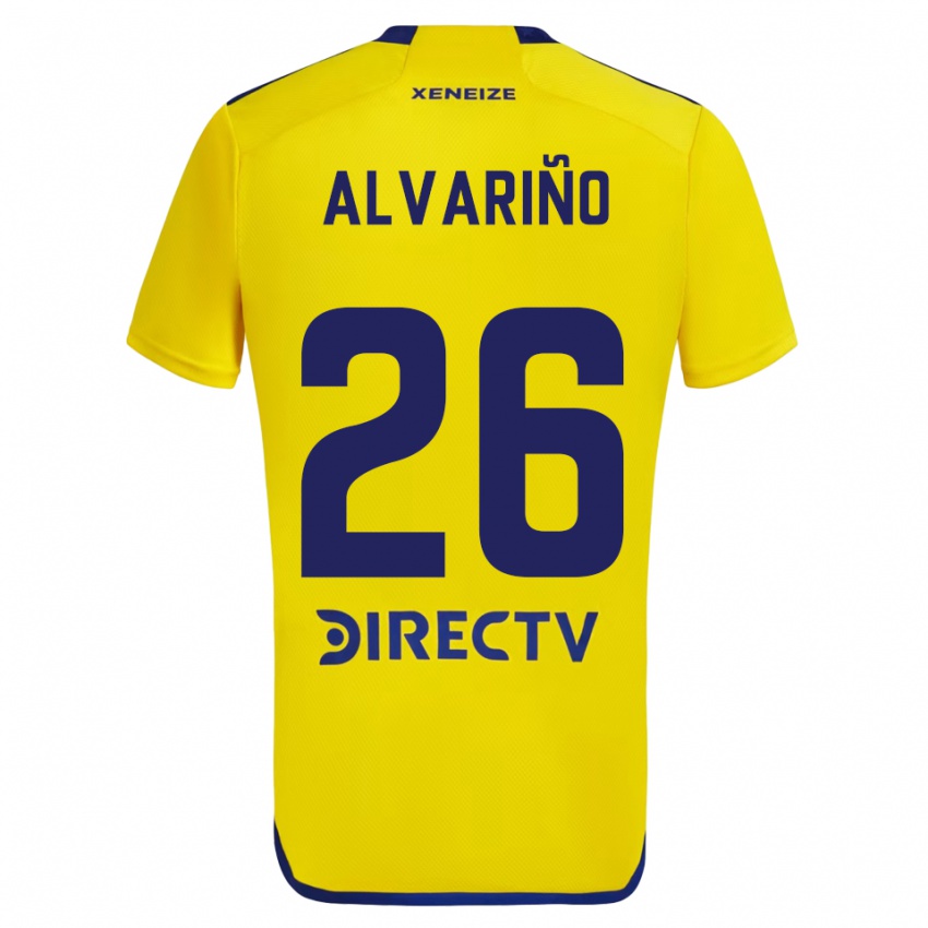 Criança Camisola Alexis Alvarino #26 Amarelo Azul Alternativa 2024/25 Camisa Brasil