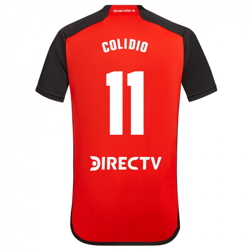 Criança Camisola Facundo Colidio #11 Vermelho Preto Branco Alternativa 2024/25 Camisa Brasil