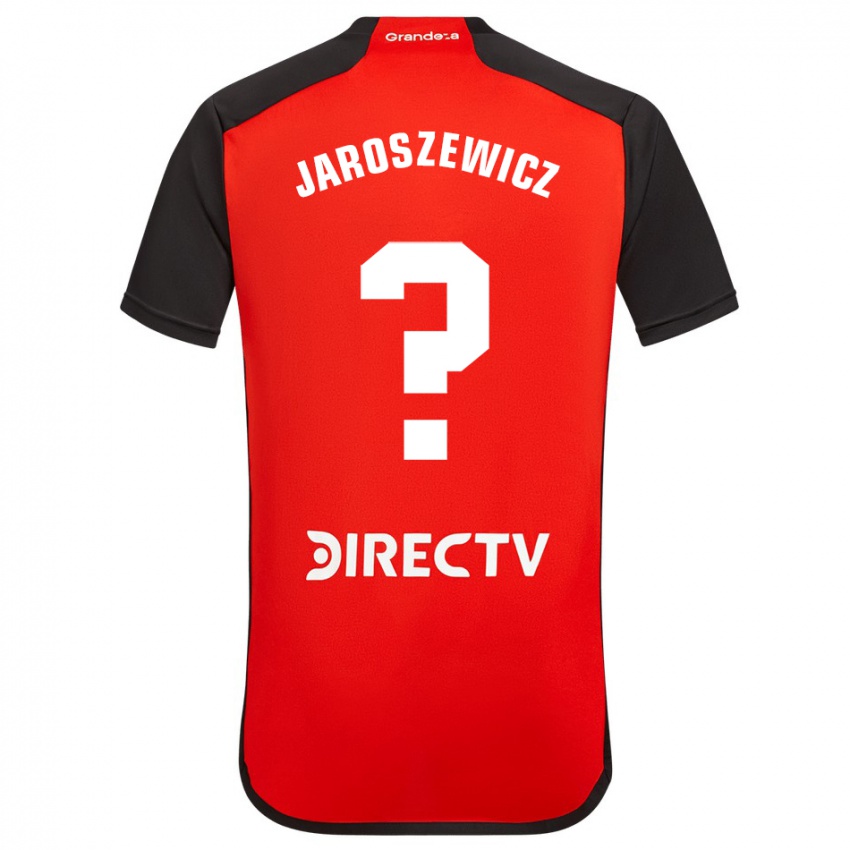 Criança Camisola Franco Jaroszewicz #0 Vermelho Preto Branco Alternativa 2024/25 Camisa Brasil