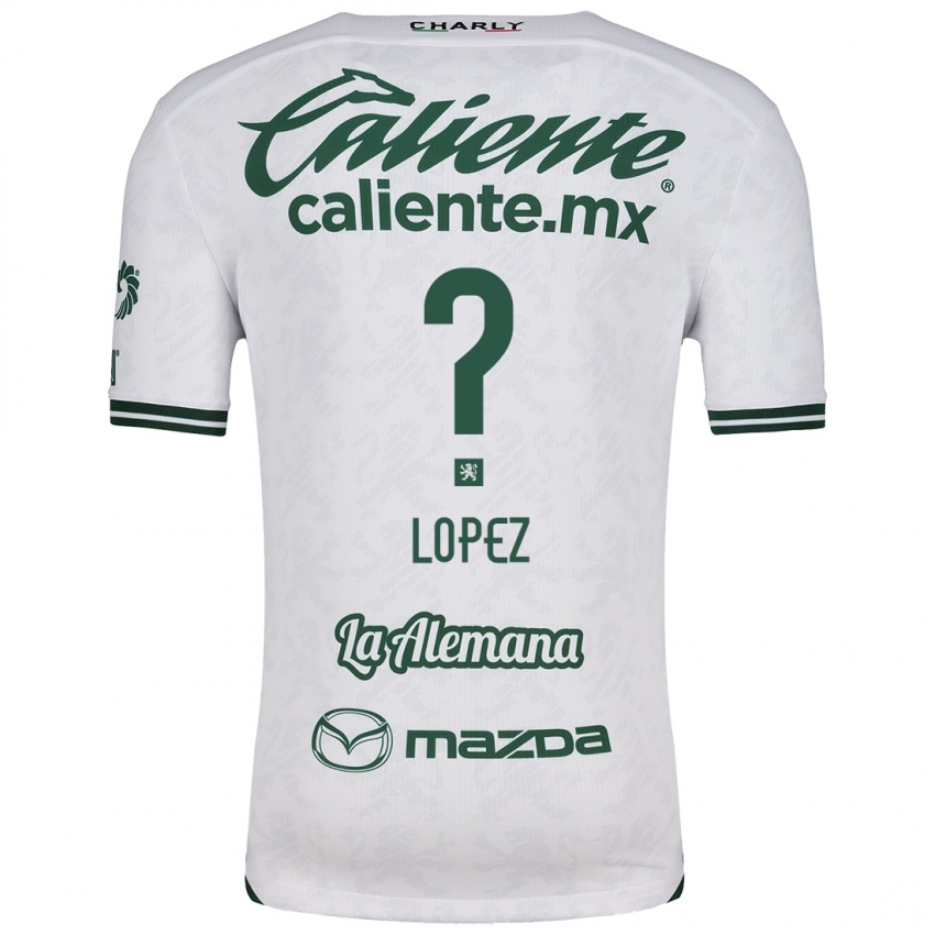 Criança Camisola Nicolás López #0 Branco Verde Alternativa 2024/25 Camisa Brasil