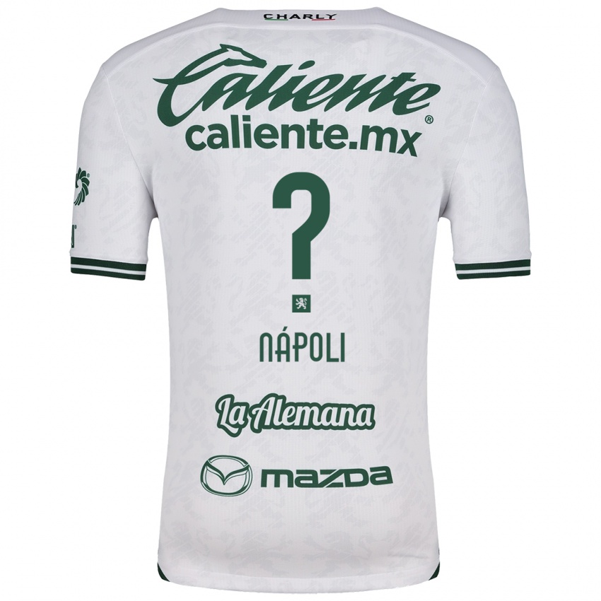 Criança Camisola Gonzalo Nápoli #0 Branco Verde Alternativa 2024/25 Camisa Brasil