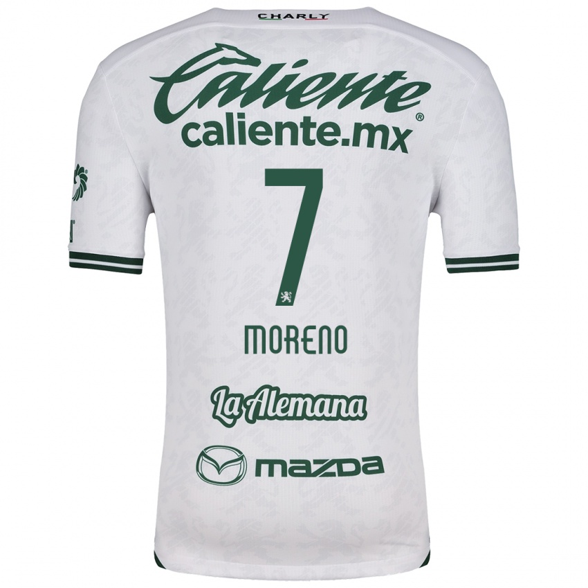 Criança Camisola Iván Moreno #7 Branco Verde Alternativa 2024/25 Camisa Brasil