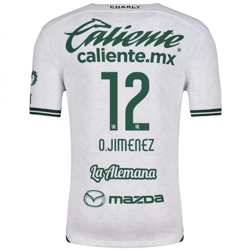 Criança Camisola Oscar Jimenez #12 Branco Verde Alternativa 2024/25 Camisa Brasil