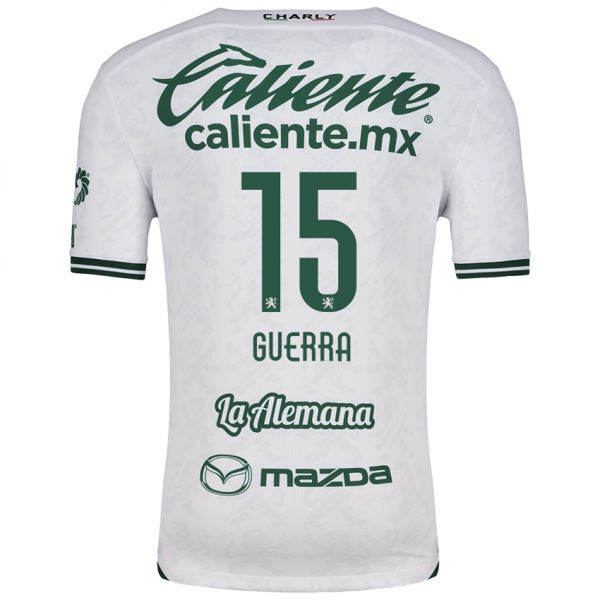 Criança Camisola Edgar Guerra #15 Branco Verde Alternativa 2024/25 Camisa Brasil