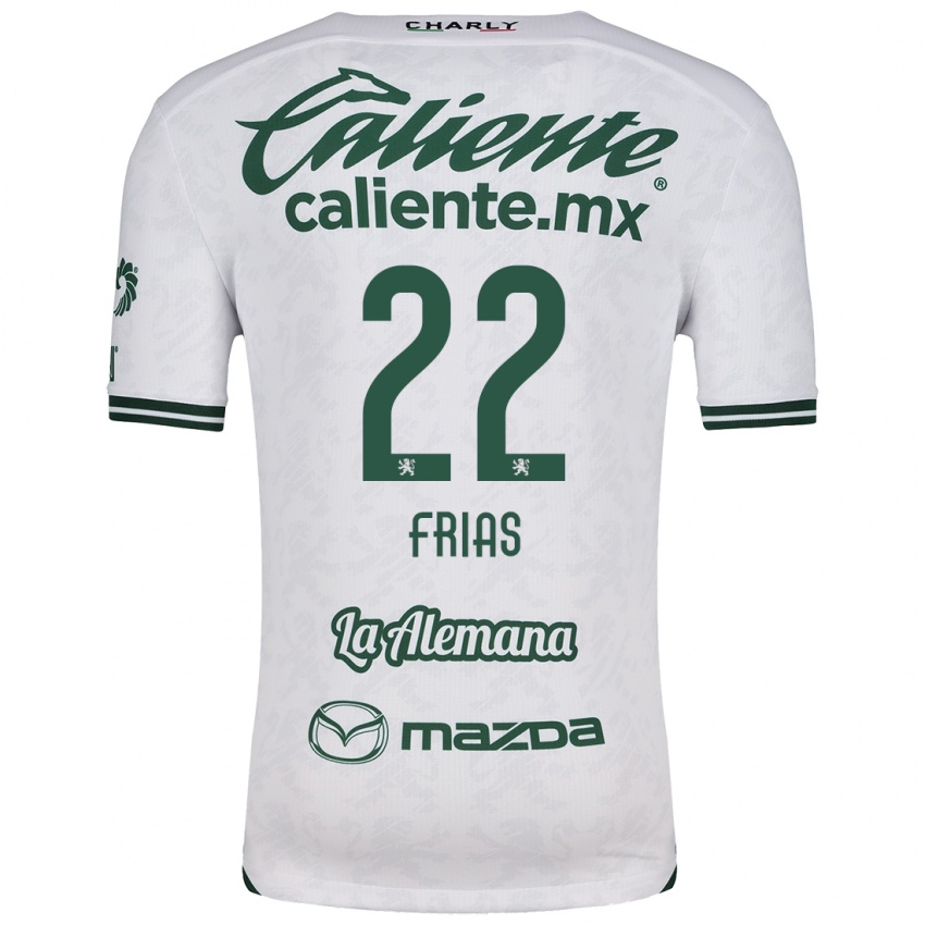 Criança Camisola Adonis Frías #22 Branco Verde Alternativa 2024/25 Camisa Brasil