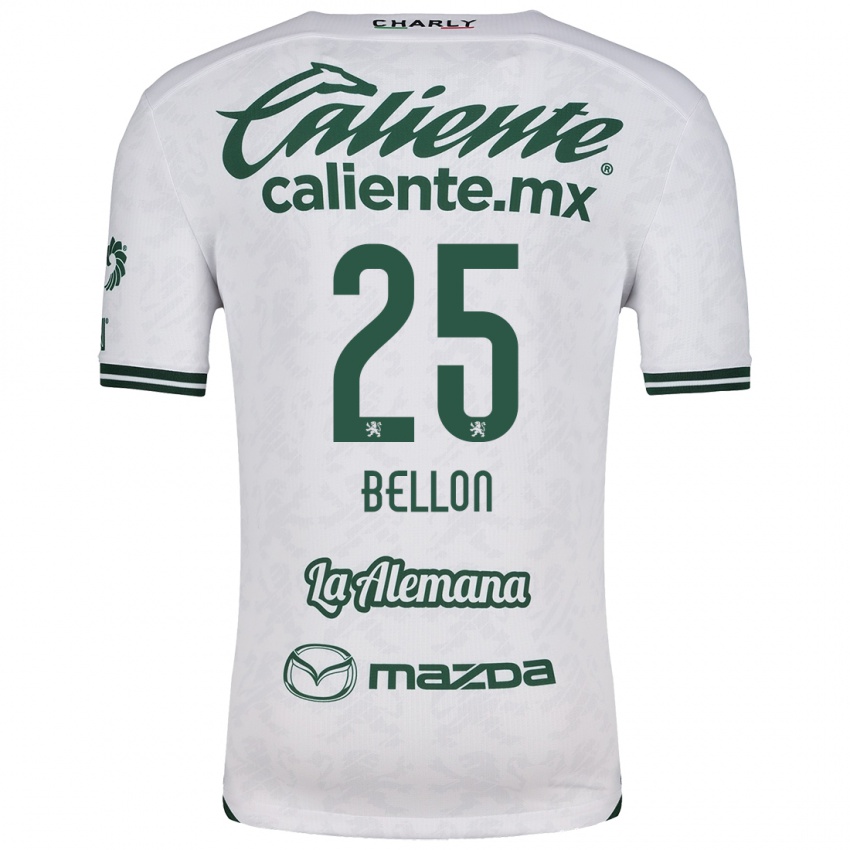 Criança Camisola Paul Bellón #25 Branco Verde Alternativa 2024/25 Camisa Brasil