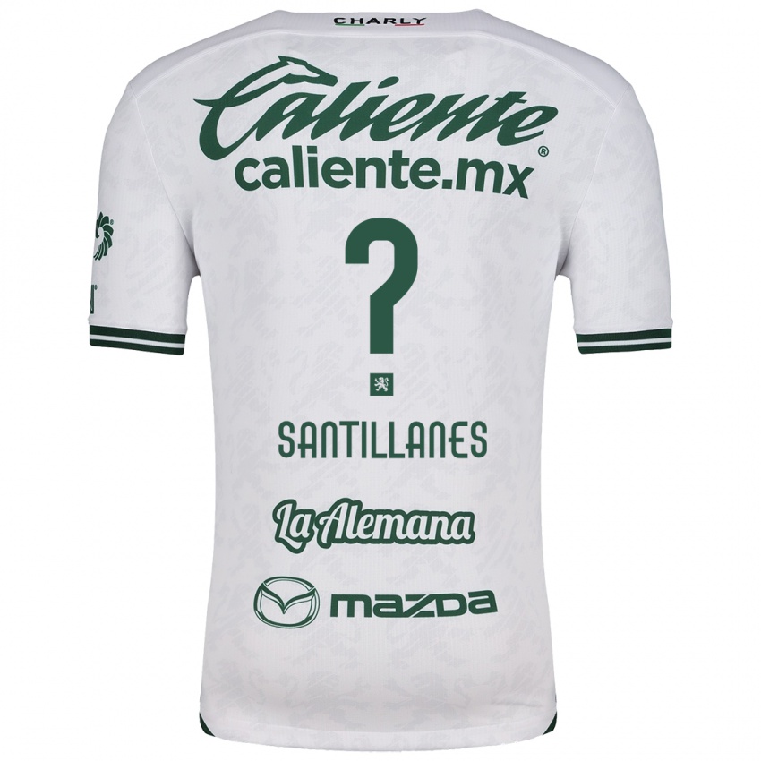 Criança Camisola Antonio Santillanes #0 Branco Verde Alternativa 2024/25 Camisa Brasil