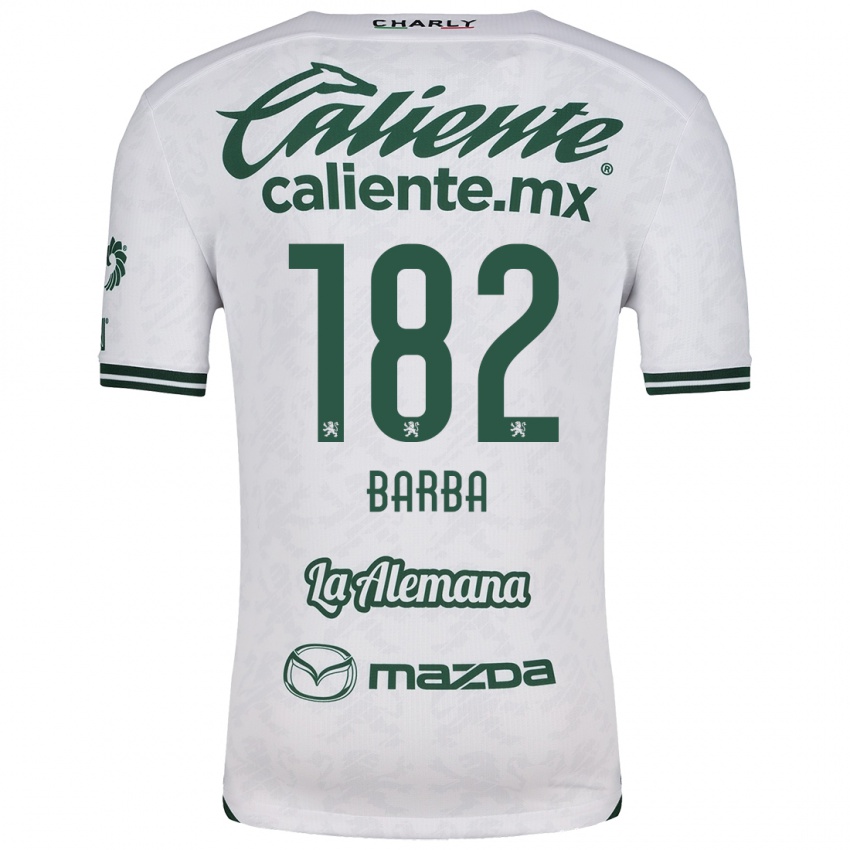 Criança Camisola Austin Barba #182 Branco Verde Alternativa 2024/25 Camisa Brasil