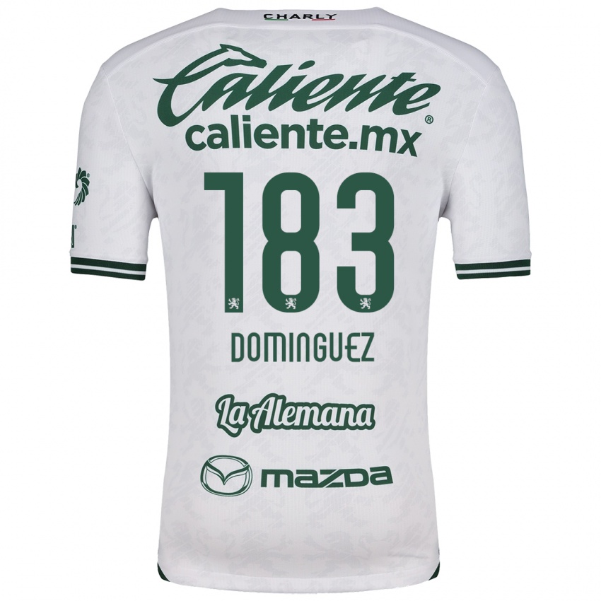 Criança Camisola Jesús Domínguez #183 Branco Verde Alternativa 2024/25 Camisa Brasil