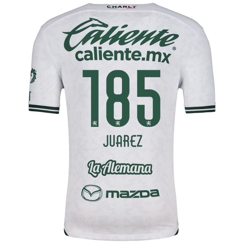 Criança Camisola Moisés Juárez #185 Branco Verde Alternativa 2024/25 Camisa Brasil