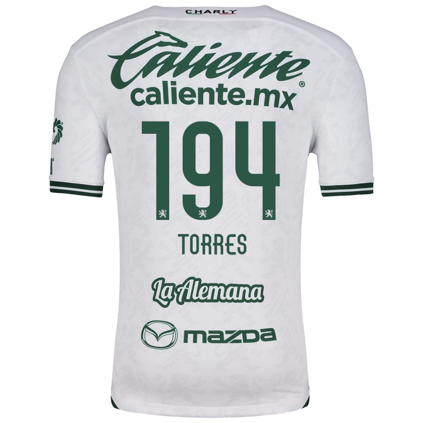 Criança Camisola Erick Torres #194 Branco Verde Alternativa 2024/25 Camisa Brasil